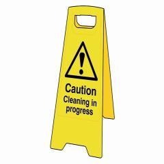 Scan Caution Cleaning In Progress