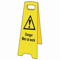 Scan Danger Men At Work Heavy-duty A Board
