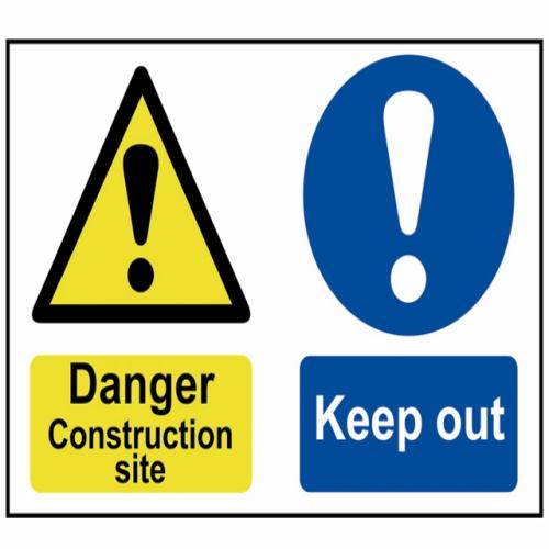 Scan Danger Contruction Site Keep Out