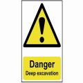 Scan Danger Deep Excavation - Pvc 400 X 600mm
