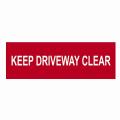 Scan Keep Driveway Clear - Pvc 200 X 50mm