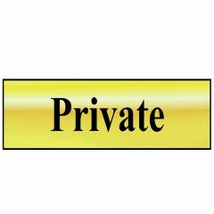 Scan Private - Polished Brass Effect