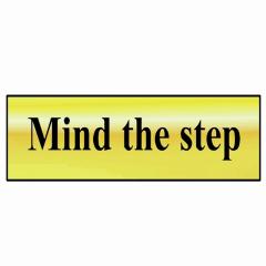 Scan Mind The Step - Polished Brass Effect
