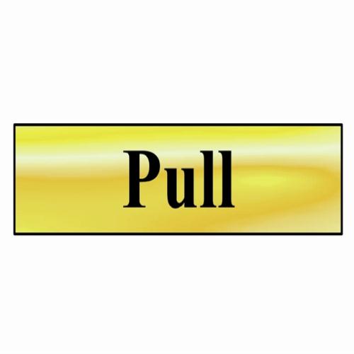 Scan Pull - Polished Brass Effect