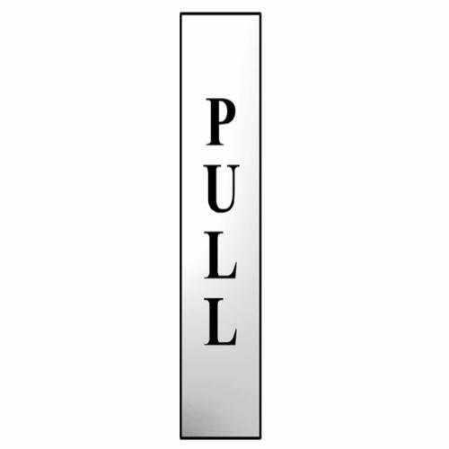 Scan Pull Vertical - Polished Chrome Effect