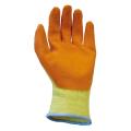 Scan Knit Shell Latex Palm Gloves Orange