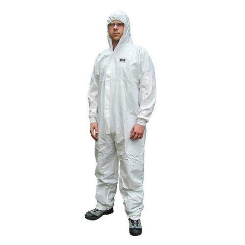 Scan Chemical Splash Resistant White Xlarge