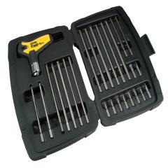 Stanley T Handle Ratchet Power Key Set Of 27