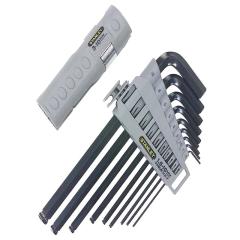 Stanley Hex Grip Key Set 9 Piece Metric