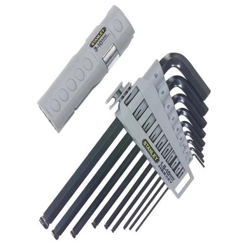 Stanley Hex Grip Key Set 9 Piece Metric