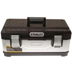 Stanley Galvanised Metal Toolbox 26in