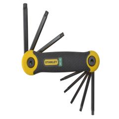 Stanley Torx Key Folding Set Of 8 (t9-t40)