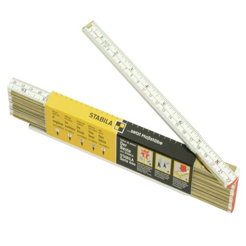 Stabila Wooden Folding Rule 2m / 78in