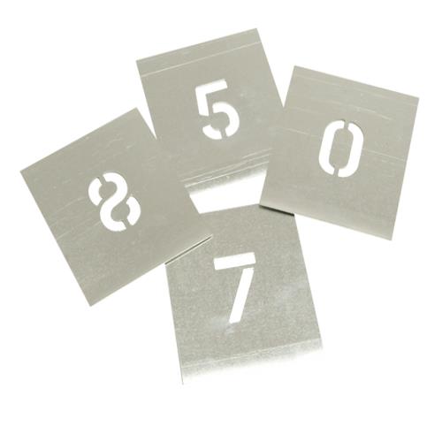 Stencils Set Of Zinc Stencils - Figures 2.5in