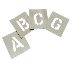 Stencils Set Of Zinc Stencils - Letters 1.5in