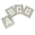 Stencils Set Of Zinc Stencils - Letters 2in