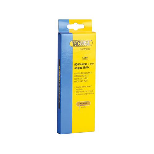 Tacwise 500 18 Gauge 45mm Angled Nails Pk1000
