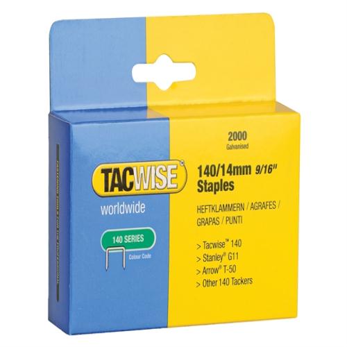 Tacwise 140 Heavy-duty Staples 14mm Pack 2000