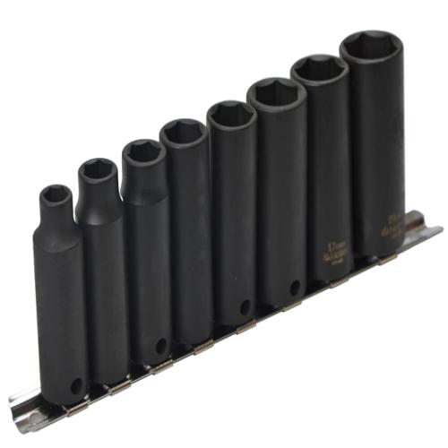 Teng 9386 Deep Impact Socket Set Of 8 Metric