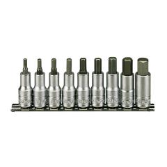 Teng M1212 Socket Clip Rail Hex Set Of 9 Metr