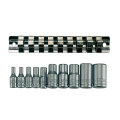 Teng M3814 Socket Clip Rail Tx-e Set Of 10