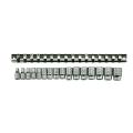 Teng M3816 Socket Clip Rail Set Of 16