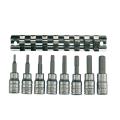 Teng M3811 Socket Clip Rail Af Hex Set Of 8