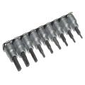 Teng M3813tx Socket Clip Rail Set Of 9