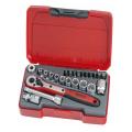Teng T1424 Socket Set Of 24 Metric 1/4