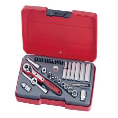 Teng T1435af Socket Set Of 35 A/f 1/4