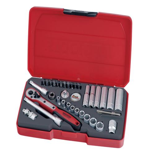 Teng T1436 Socket Set Of 36 Metric 1/4