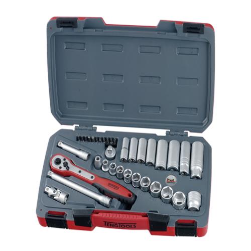 Teng T3835af Socket Set Of 35 A/f 3/8in Drive