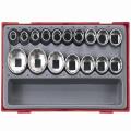 Teng Tt1217-6 17 Piece Metric 6p Socket Set