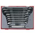 Teng Tt6508r Ratchet Combi Spanner Set Metric
