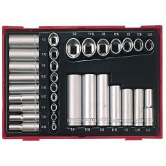 Teng Ttaf32 32 Piece Reg/ Deep Socket Set