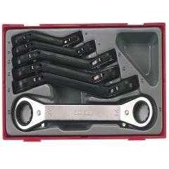 Teng Ttrors Metric Ratchet Ring Spanners 6 Pc