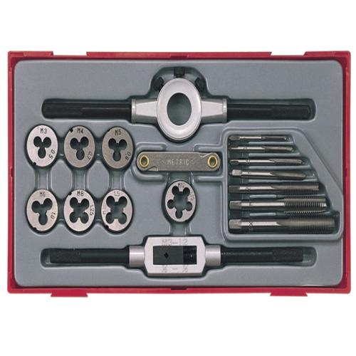 Teng Tttd17 Rethreading Tap & Die Set 17 Pcs
