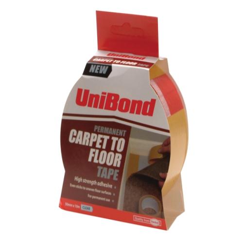 Unibond Carpet Tape Permanent 50mm X 10m