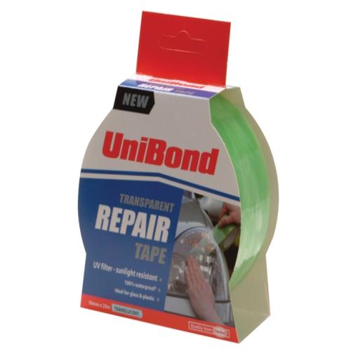 Unibond Transparent Repair Tape 50mm X 25m