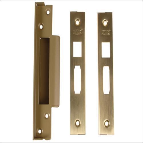 Union Sashlock Rebate Kit 13mm Satin Brass