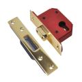 Union Euro Deadlock Plated Brass 68mm 2.5