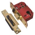 Union Euro Sashlock Plated Brass 68mm 2.5