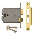Union 2077-6 Lock Polished Brass 149mm