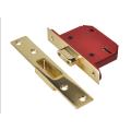 Union 2105s Polished Brass Deadlock 2.5