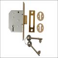 Union 2177 Deadlock Polished Brass 2.5