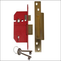 Union 2200s Sashlock Satin Brass 68mm Visi