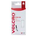 Velcro Brand Stick On Squares 25mm White