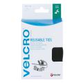 Velcro Brand One-wrap  Reusable Ties Black