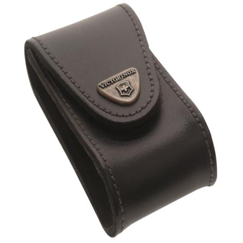Victorinox Black Leather Belt Pouch 5-8 Layer
