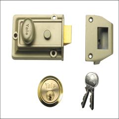 Yale 77 60mm Backset Nickel Brass Finish Box